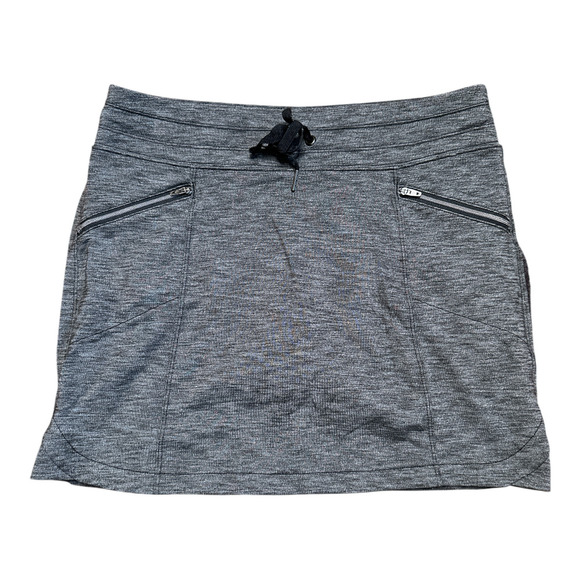Athlete Zip Pockets Hiking Athletic Active Skirt Skort Gray Size S - Picture 1 of 7
